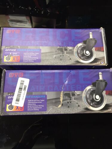 8T8 Replacement Chair Caster Wheels 2'', Heavy Duty Wheels with Plug-in Stem 7/1 (6922732667063)